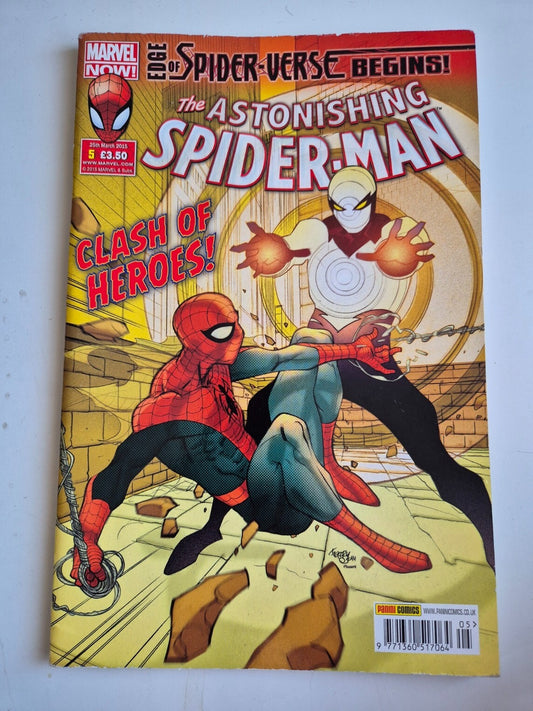 The Astonishing Spider-Man vol. 5 issue 5 (Marvel Comics Panini) Clash of Heroes