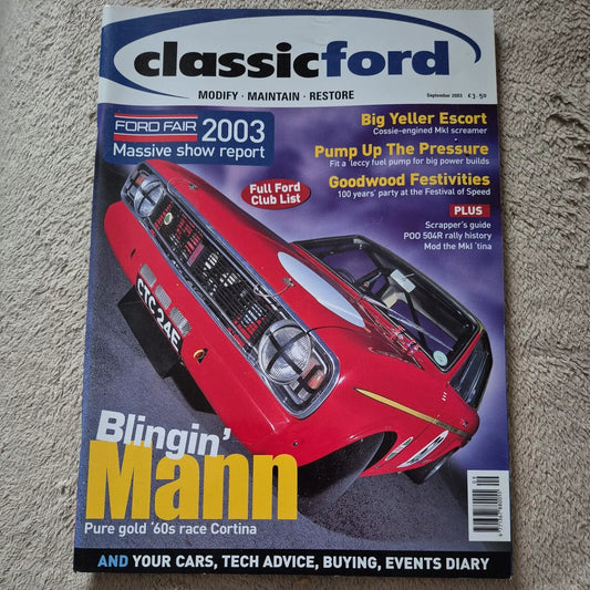 Classic Ford Magazine - September 2003 - Timeless Pages